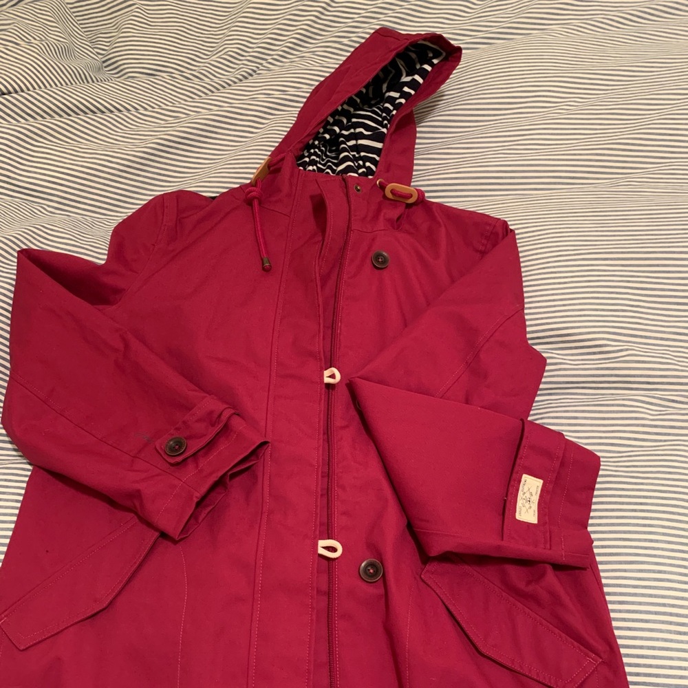 Joules Coast Jacket Berry NWT